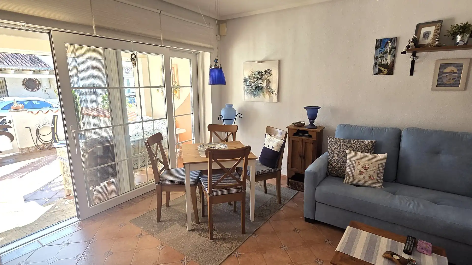 Comedor de Casa adosada en venta en Cartagena con Jardín privado, Terraza y Amueblado