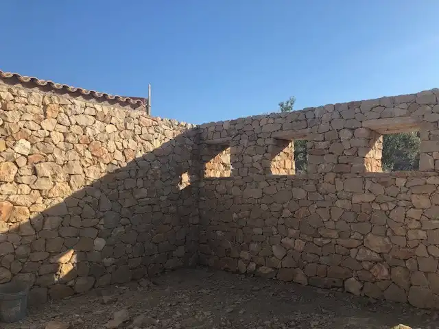Vista exterior de Residencial en venda en Cervera del Maestre