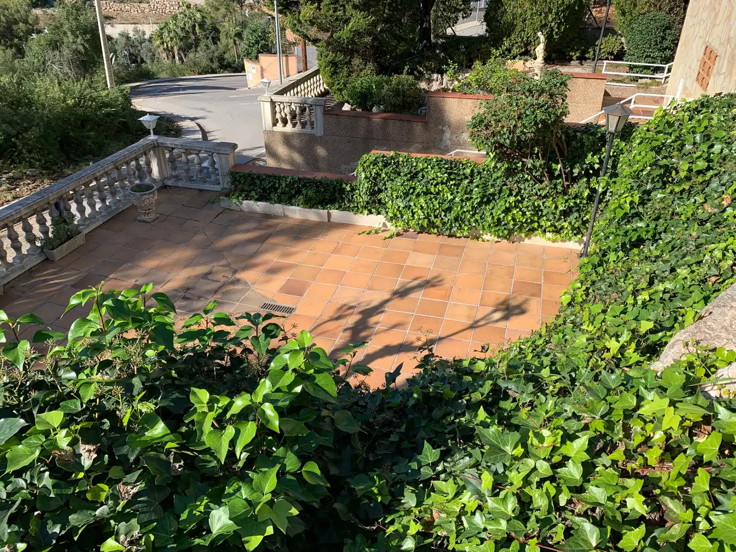 Terrassa de Casa o xalet en venda en La Palma de Cervelló amb Aire condicionat, Calefacció i Jardí privat