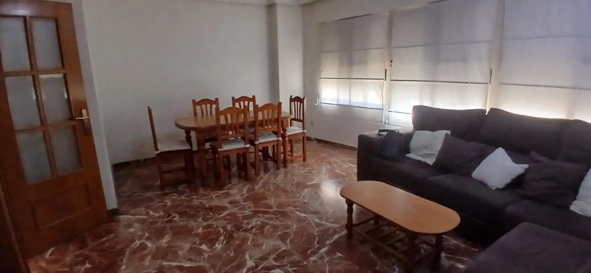 Sala d'estar de Pis de lloguer en  Murcia Capital amb Aire condicionat