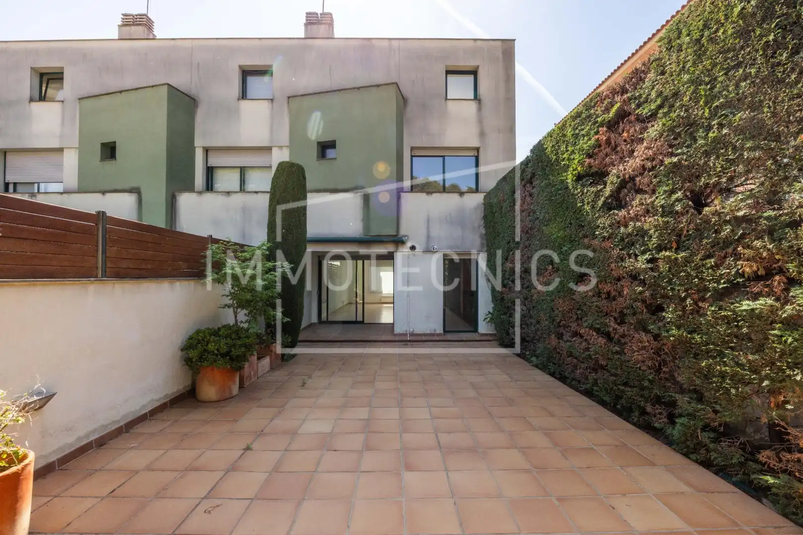 Garten von Einfamilien-Reihenhaus zum Verkauf in La Garriga mit Heizung und Terrasse