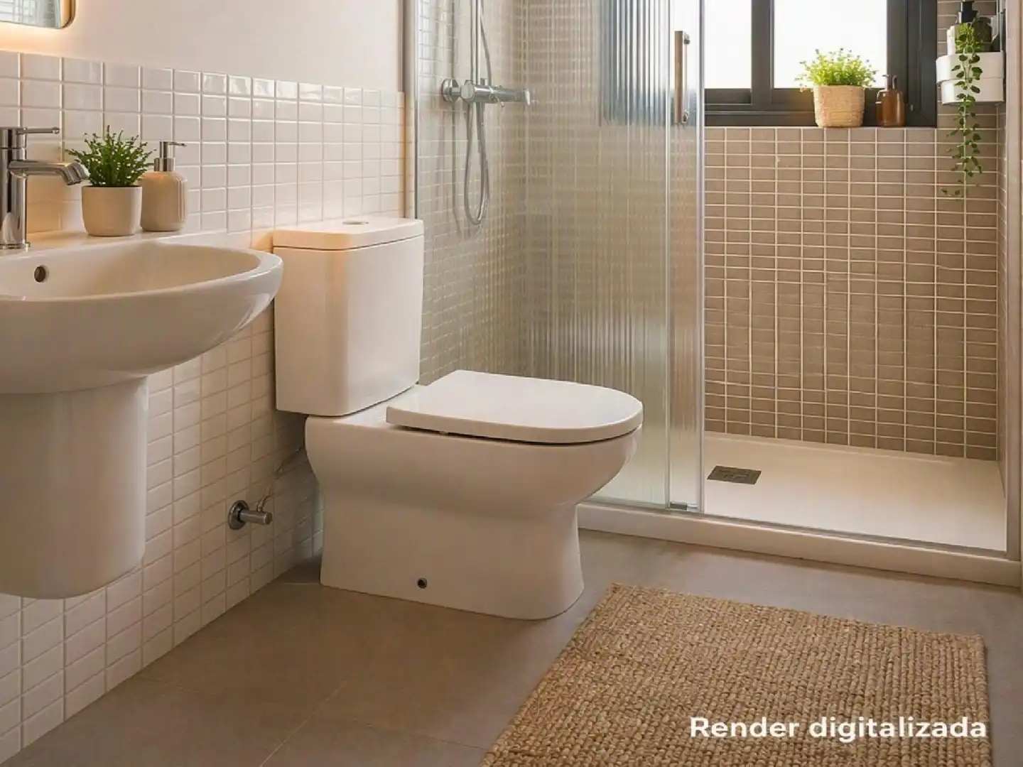 Bathroom of Flat for sale in Mont-roig del Camp  with Private garden and Community pool
