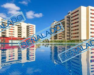 Swimming pool of Flat for sale in  Sevilla Capital  with Air Conditioner, Heating and Terrace