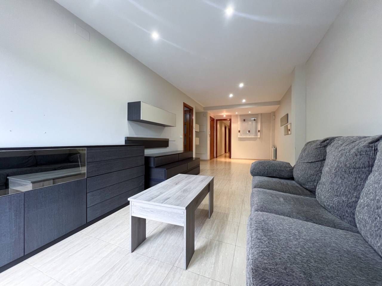 Living room of Flat for sale in Mataró  with Heating and Balcony