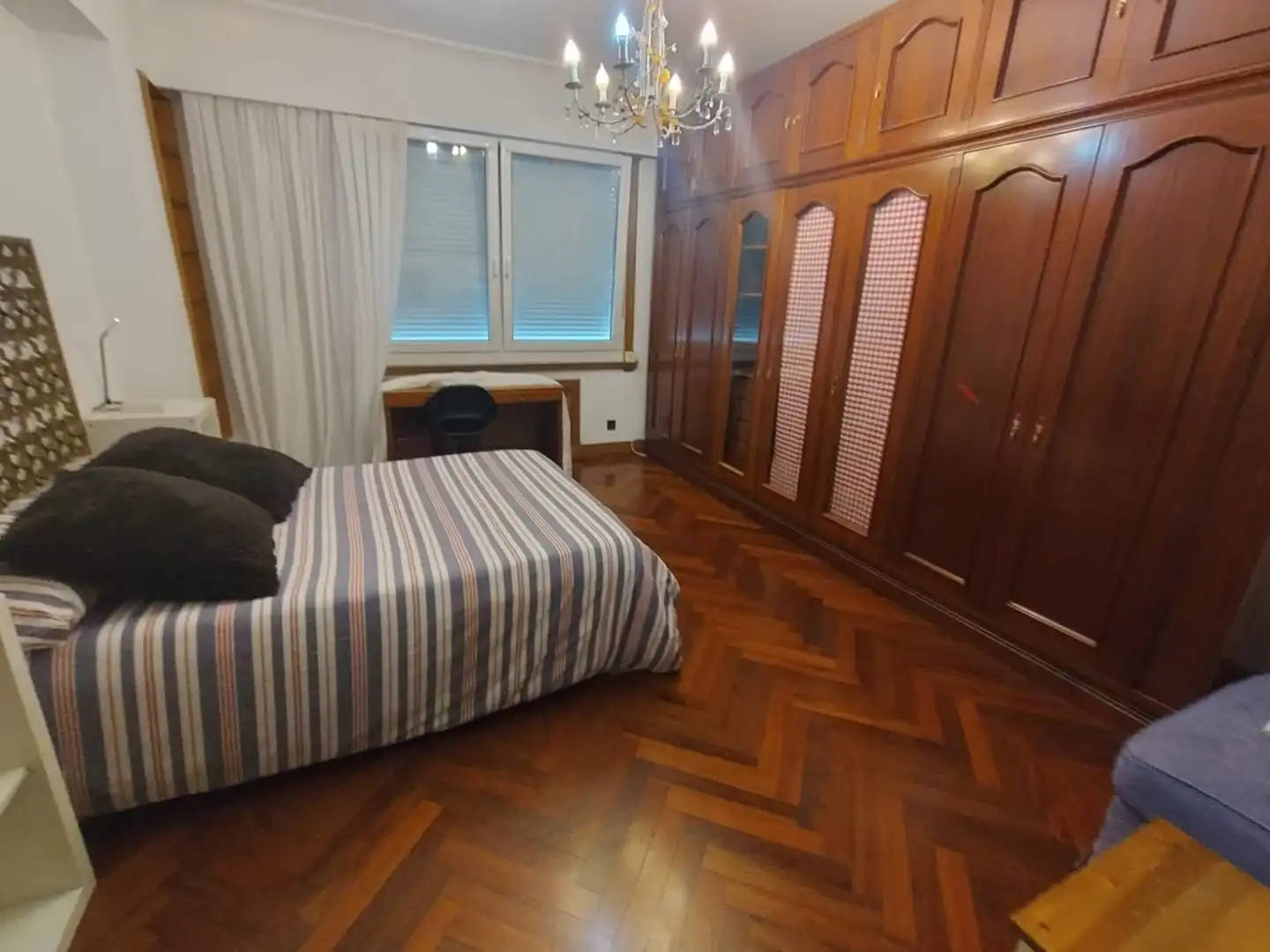 Bedroom of Flat for rent in Bilbao   with Heating, Parquet flooring and Furnished