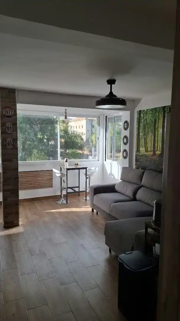 Living room of Flat for rent in Espiel  with Air Conditioner, Furnished and Balcony