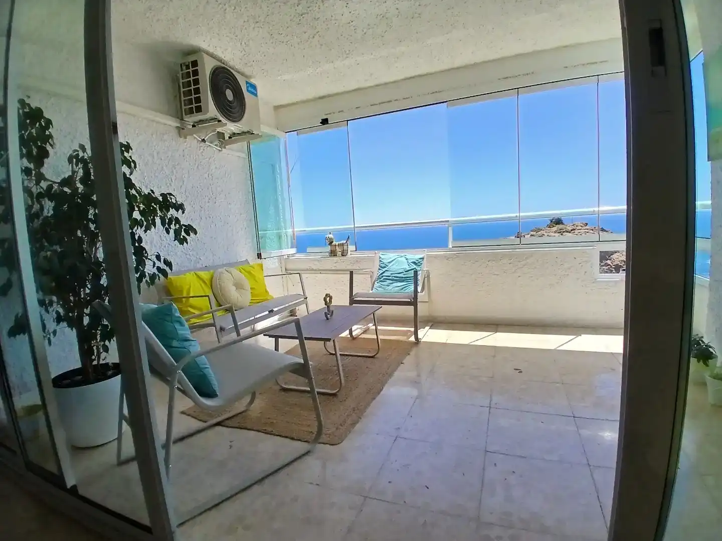 Terrasse von Wohnung zur Miete in Castell del Rey