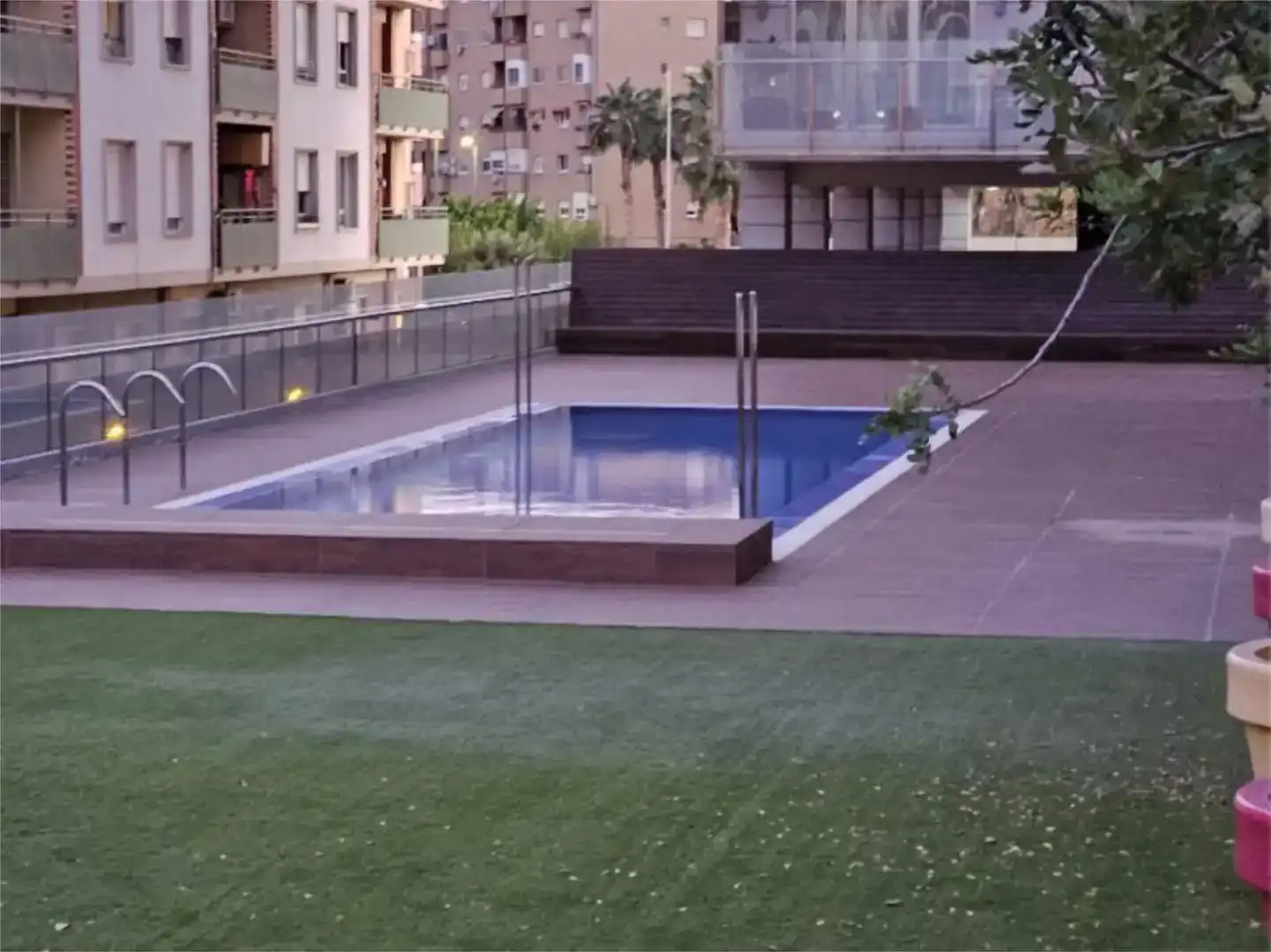 Piscina de Piso de alquiler en Murcia con Aire acondicionado, Parquet y Trastero