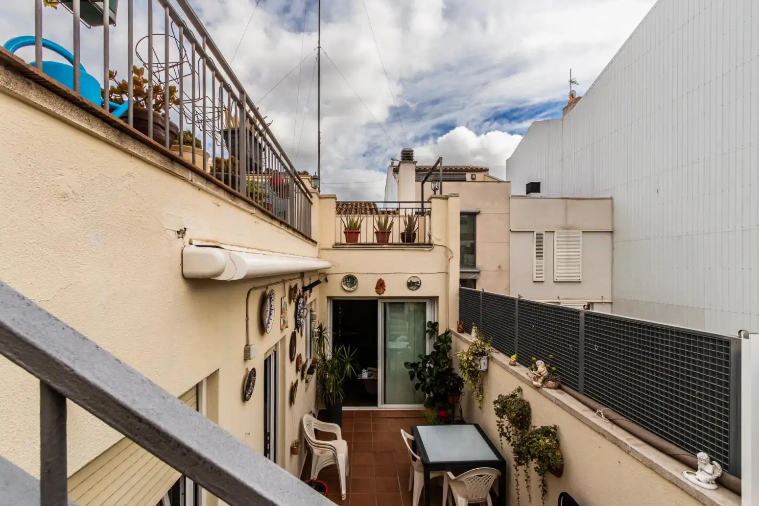 Balcony of Houses for sale in Terrassa  with Heating, Parquet flooring and Terrace