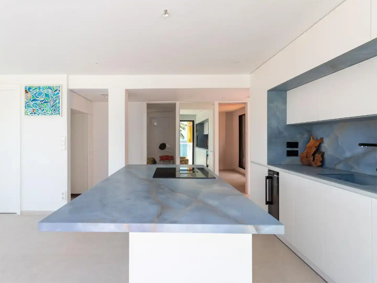 Kitchen of Flat for rent in Dénia  with Air Conditioner, Private garden and Storage room