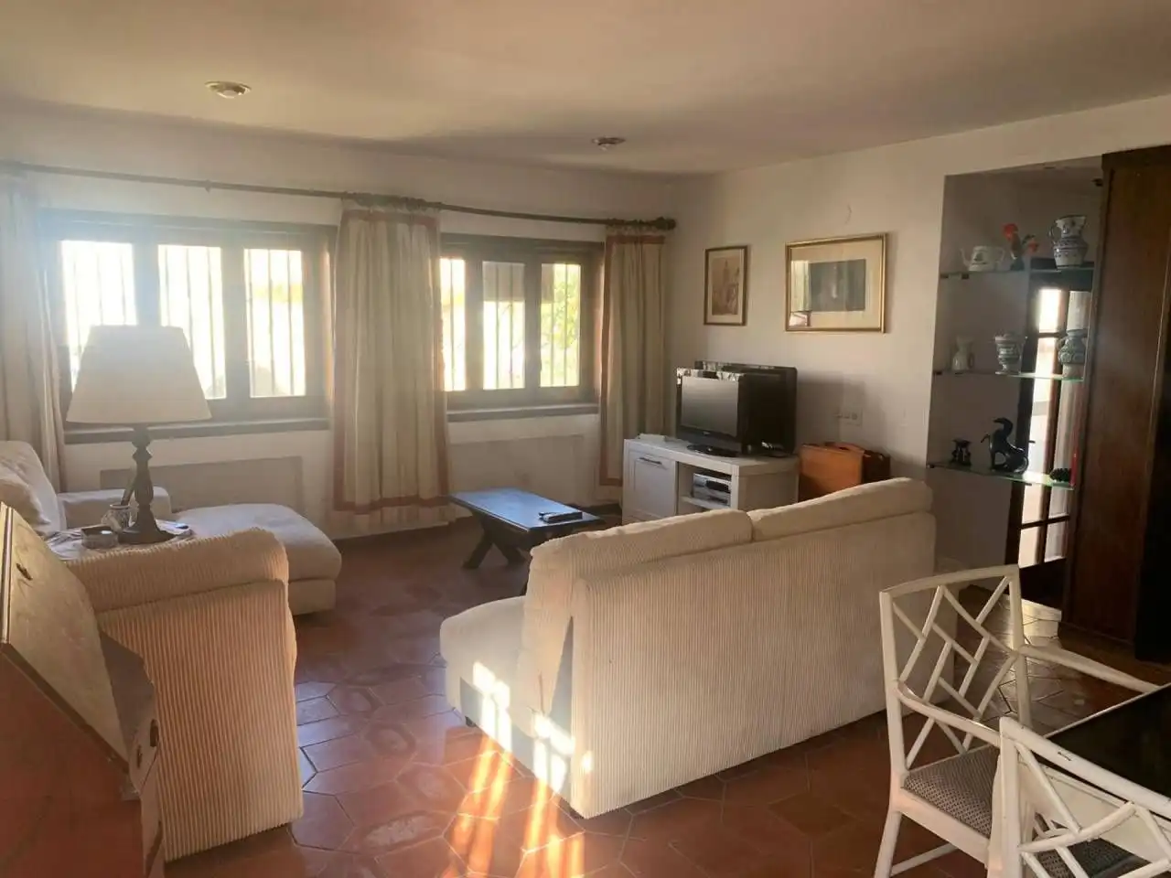 Sala d'estar de Casa o xalet en venda en Sueca amb Calefacció, Jardí privat i Terrassa