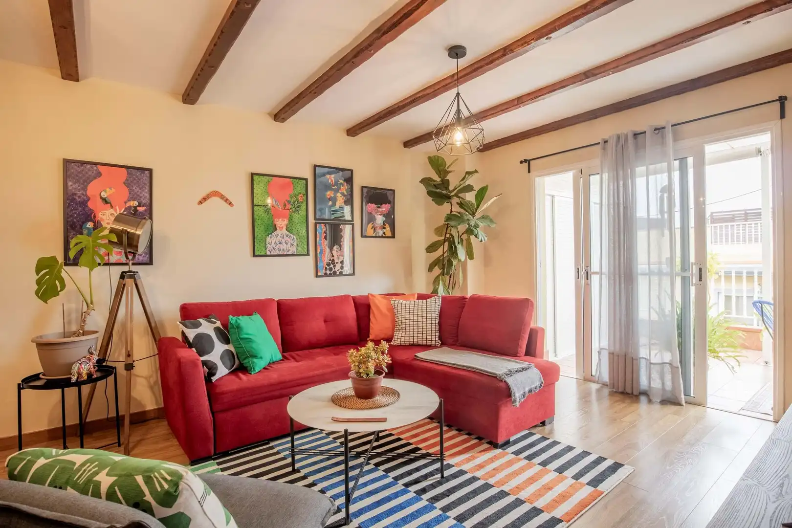 Sala de estar de Piso en venta en Los Realejos con Terraza, Trastero y Amueblado