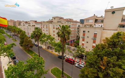 Exterior view of Flat for sale in Badajoz Capital  with Air Conditioner, Parquet flooring and Terrace