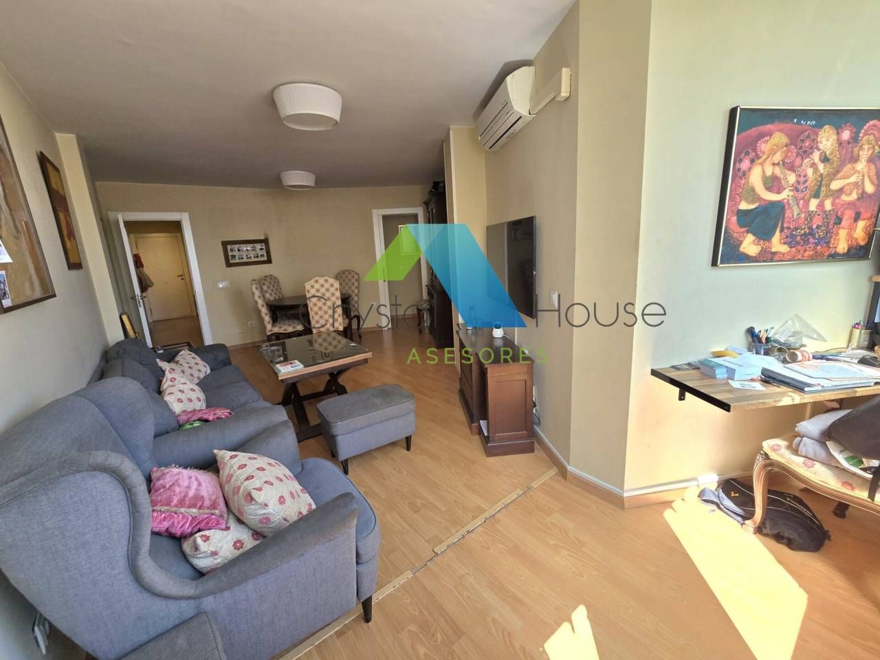 Living room of Flat for sale in Málaga Capital  with Air Conditioner and Community pool