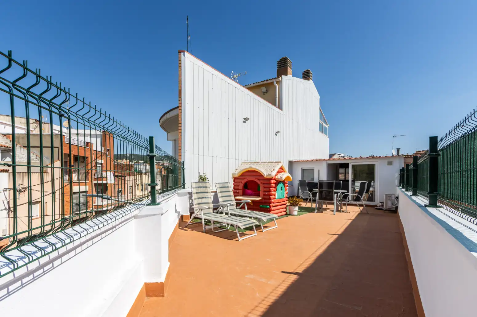 Terrace of Flat for sale in Terrassa  with Heating, Parquet flooring and Terrace