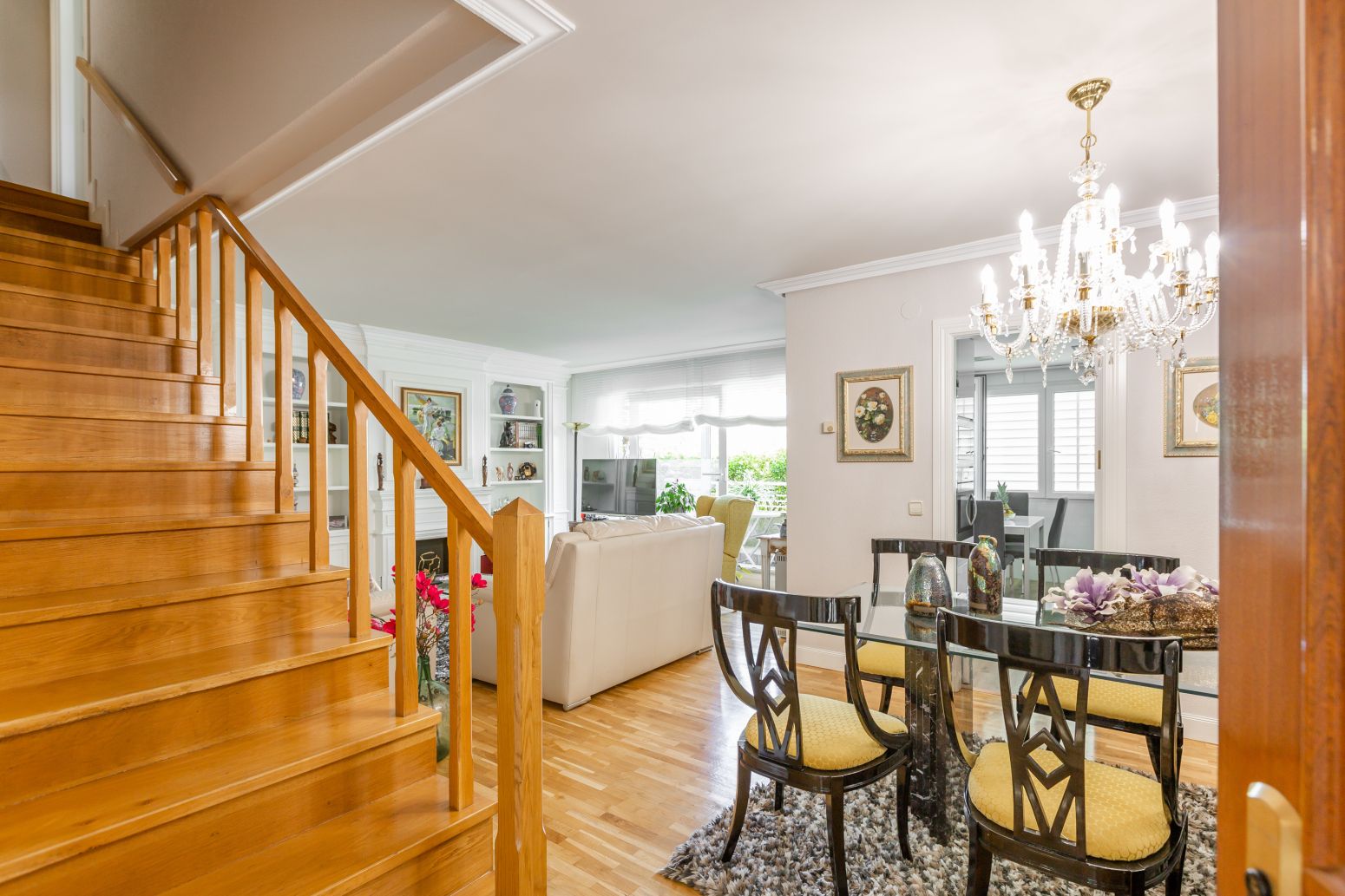Dining room of Flat for sale in Zizur Mayor / Zizur Nagusia  with Heating, Private garden and Parquet flooring