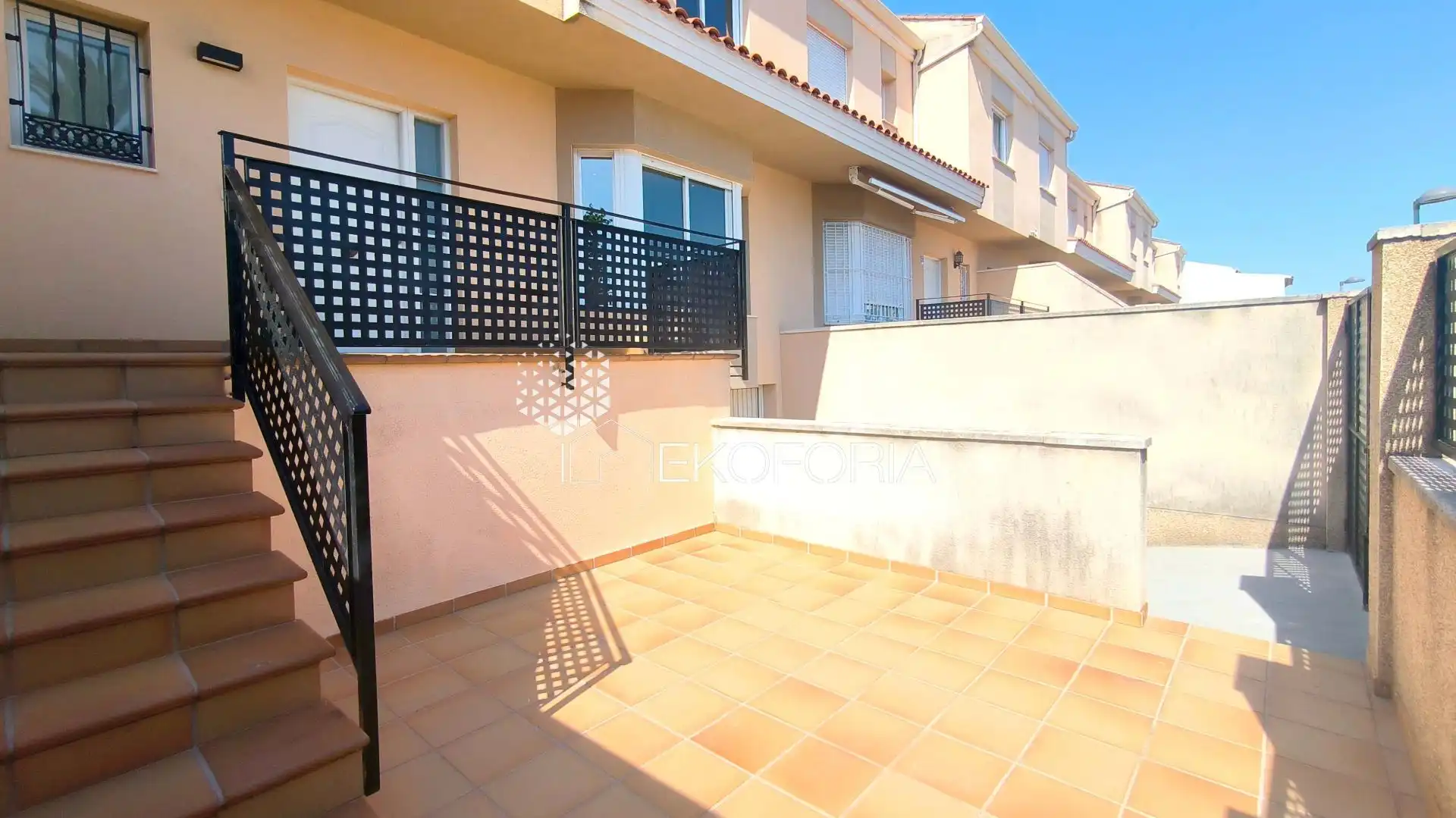 Terraza de Casa adosada en venta en Beneixida con Aire acondicionado, Calefacción y Jardín privado