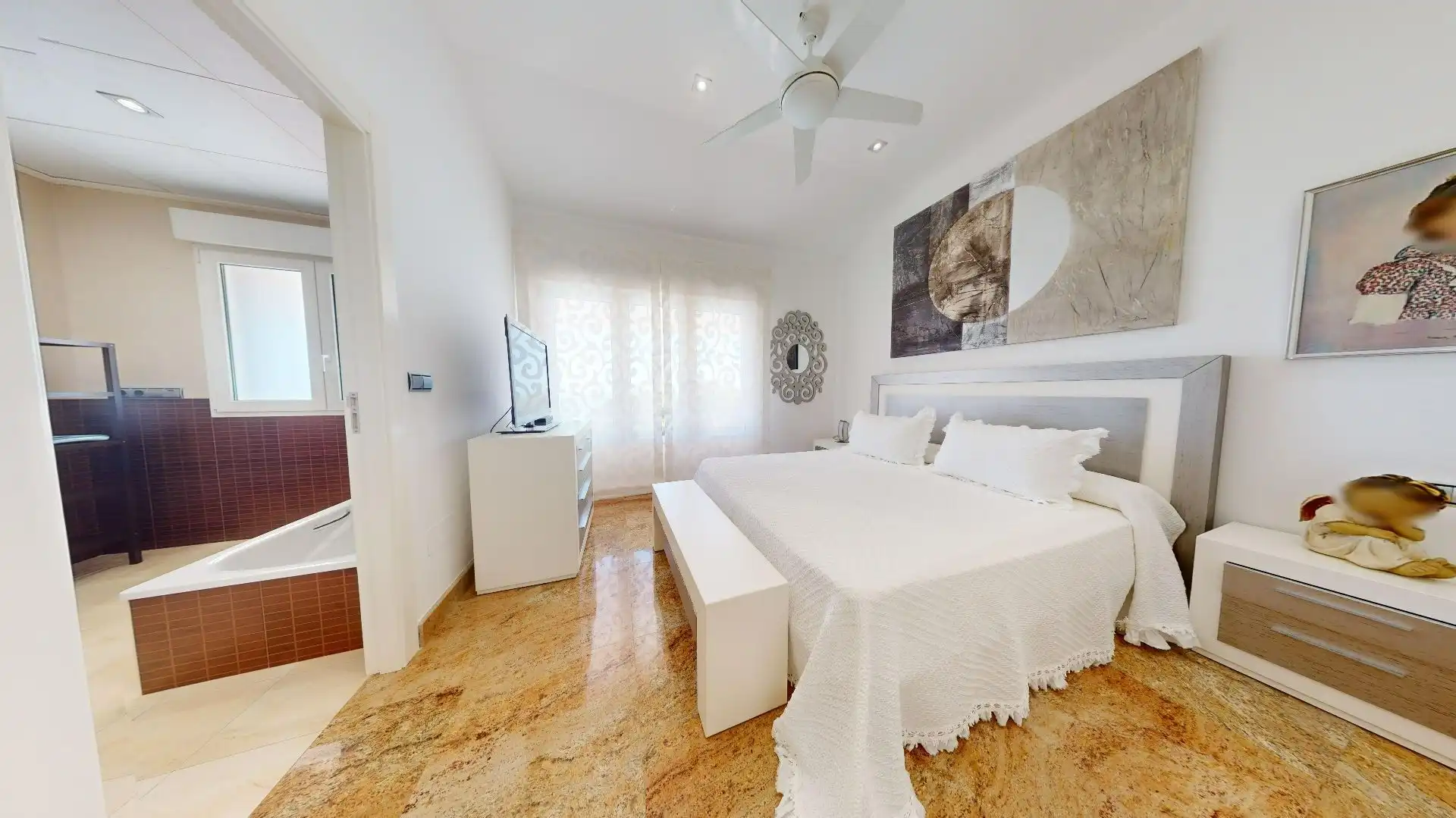 Dormitori de Casa o xalet en venda en Águilas amb Aire condicionat, Jardí privat i Terrassa