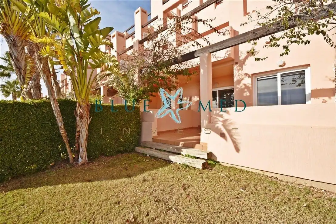 Vista exterior de Apartamento en venta en Alhama de Murcia con Aire acondicionado, Calefacción y Jardín privado