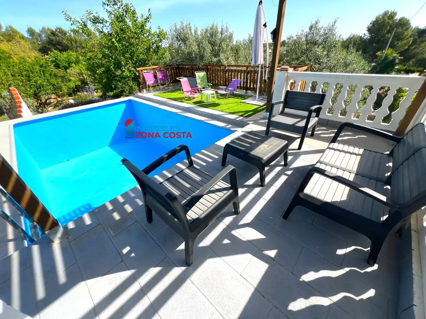 Piscina de Finca rústica en venta en Vilamarxant con Aire acondicionado, Jardín privado y Terraza
