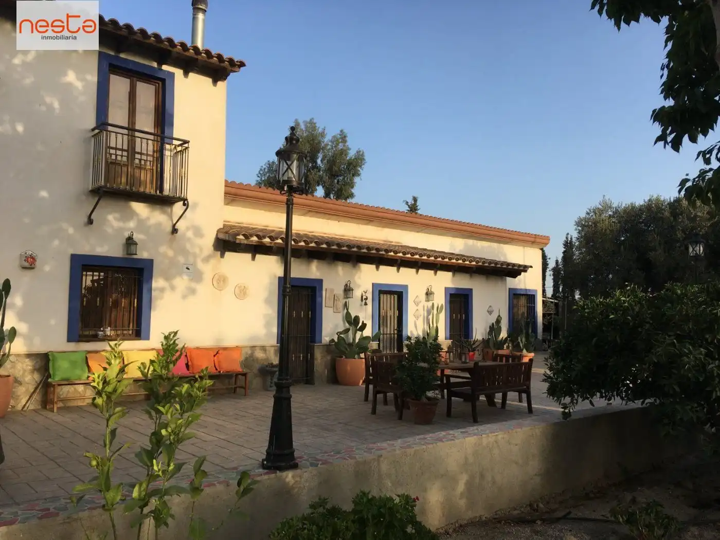 Vista exterior de Finca rústica en venda en Lorca amb Aire condicionat, Jardí privat i Moblat
