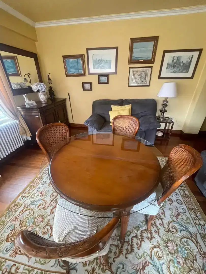 Esszimmer von Wohnung zur Miete in Irun  mit Parkett, Möbliert und Ofen