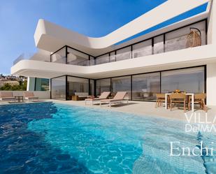 Swimming pool of House or chalet for sale in Calpe / Calp  with Air Conditioner, Heating and Private garden