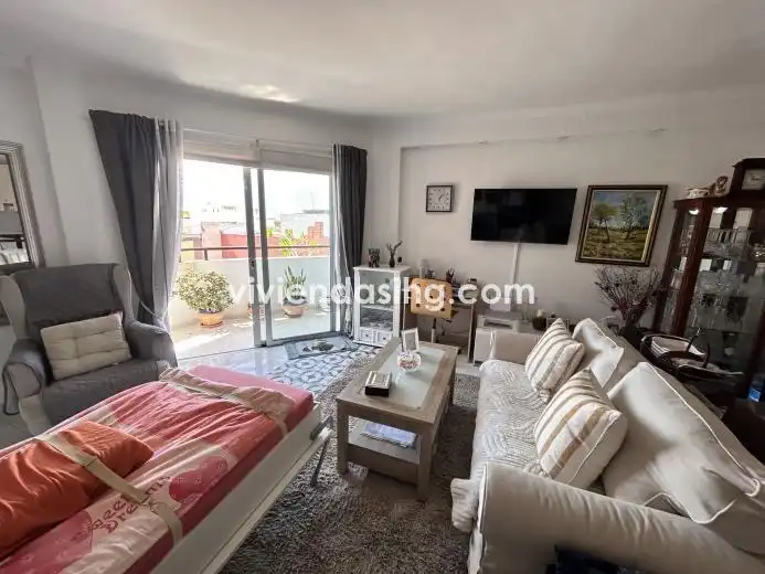Sala de estar de Apartamento en venta en Puerto de la Cruz con Terraza, Amueblado y Horno