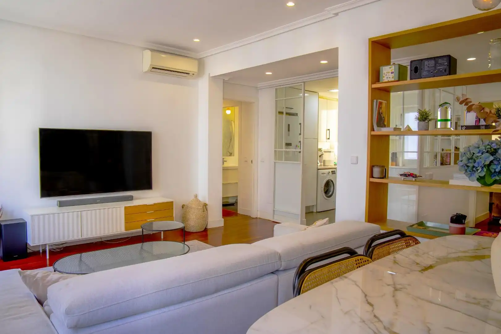 Wohnzimmer von Wohnung zum Verkauf in Madrid mit Heizung