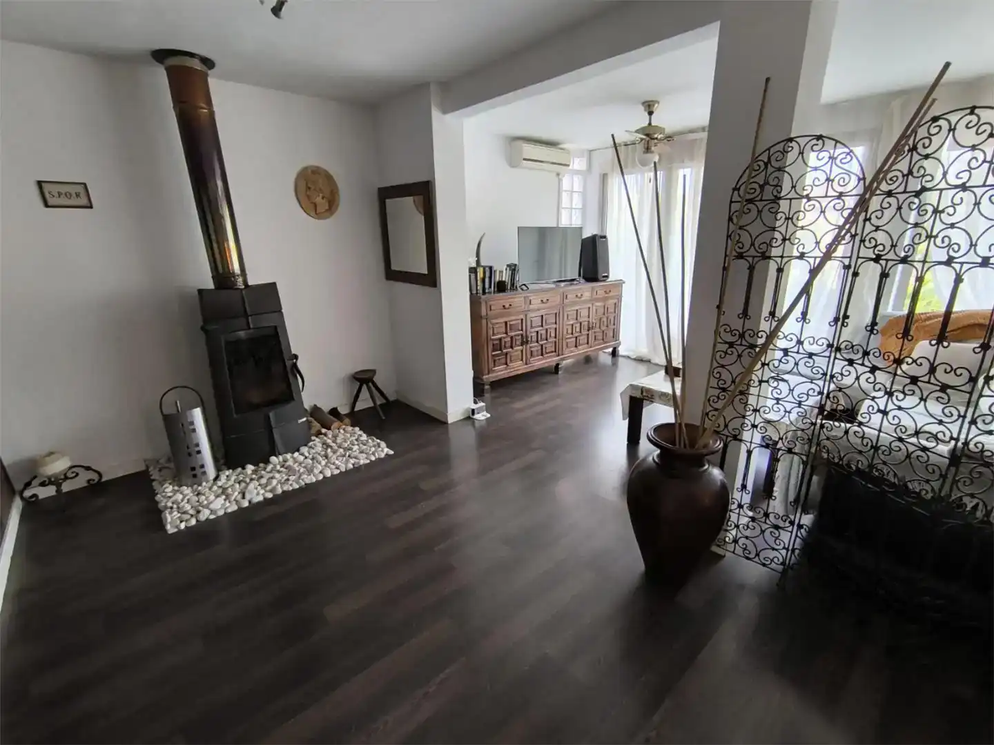 Sala d'estar de Casa o xalet en venda en Alicante / Alacant amb Aire condicionat i Balcó