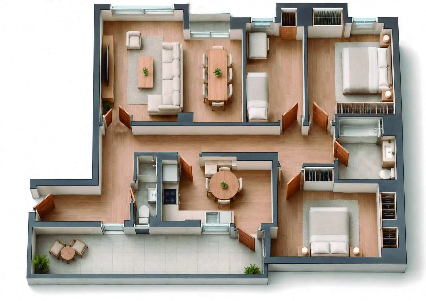 Piso en venta en Alicante / Alacant con Terraza, Balcón y Alarma