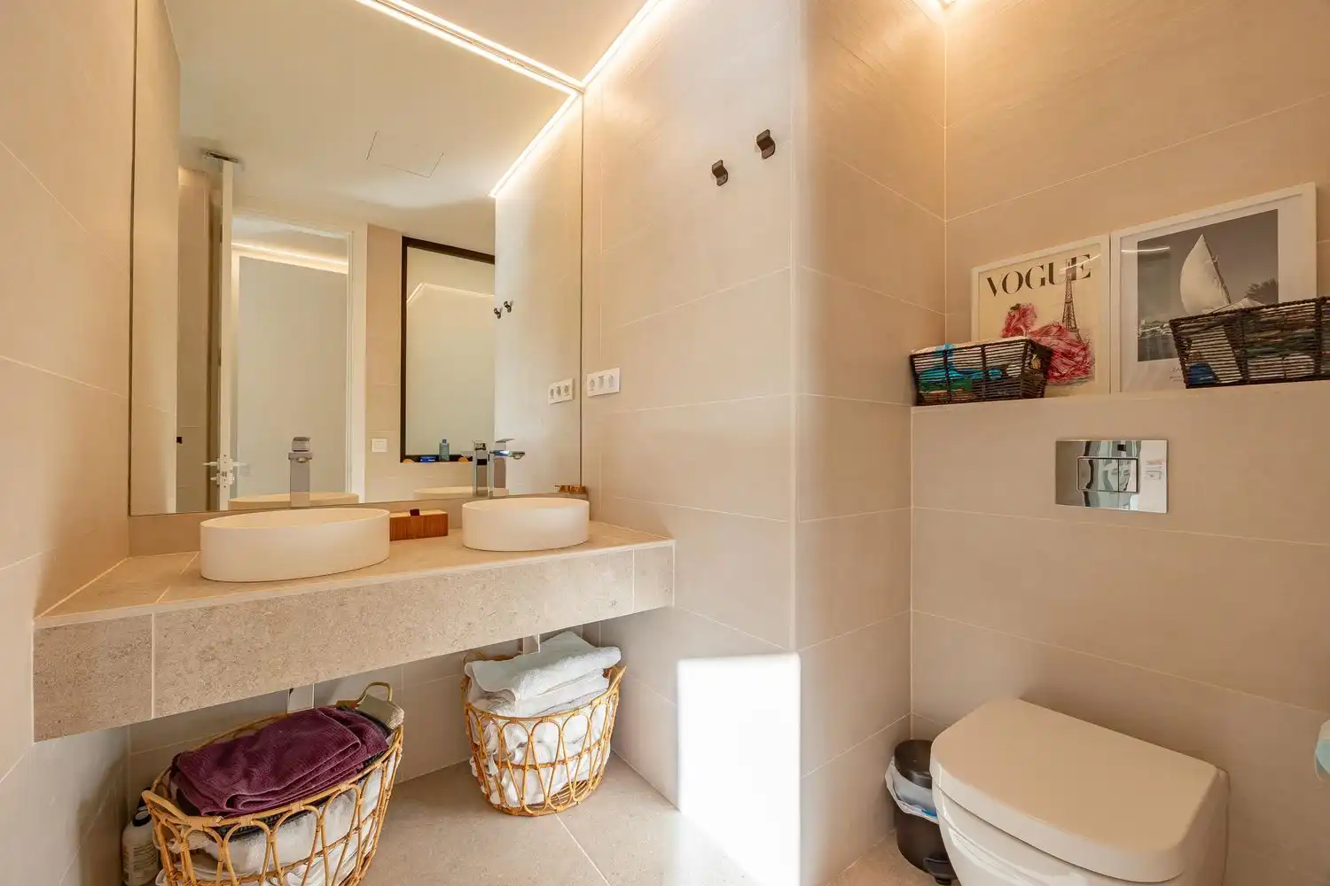 Badezimmer von Dachboden zum Verkauf in Las Palmas de Gran Canaria mit Klimaanlage, Terrasse und Möbliert