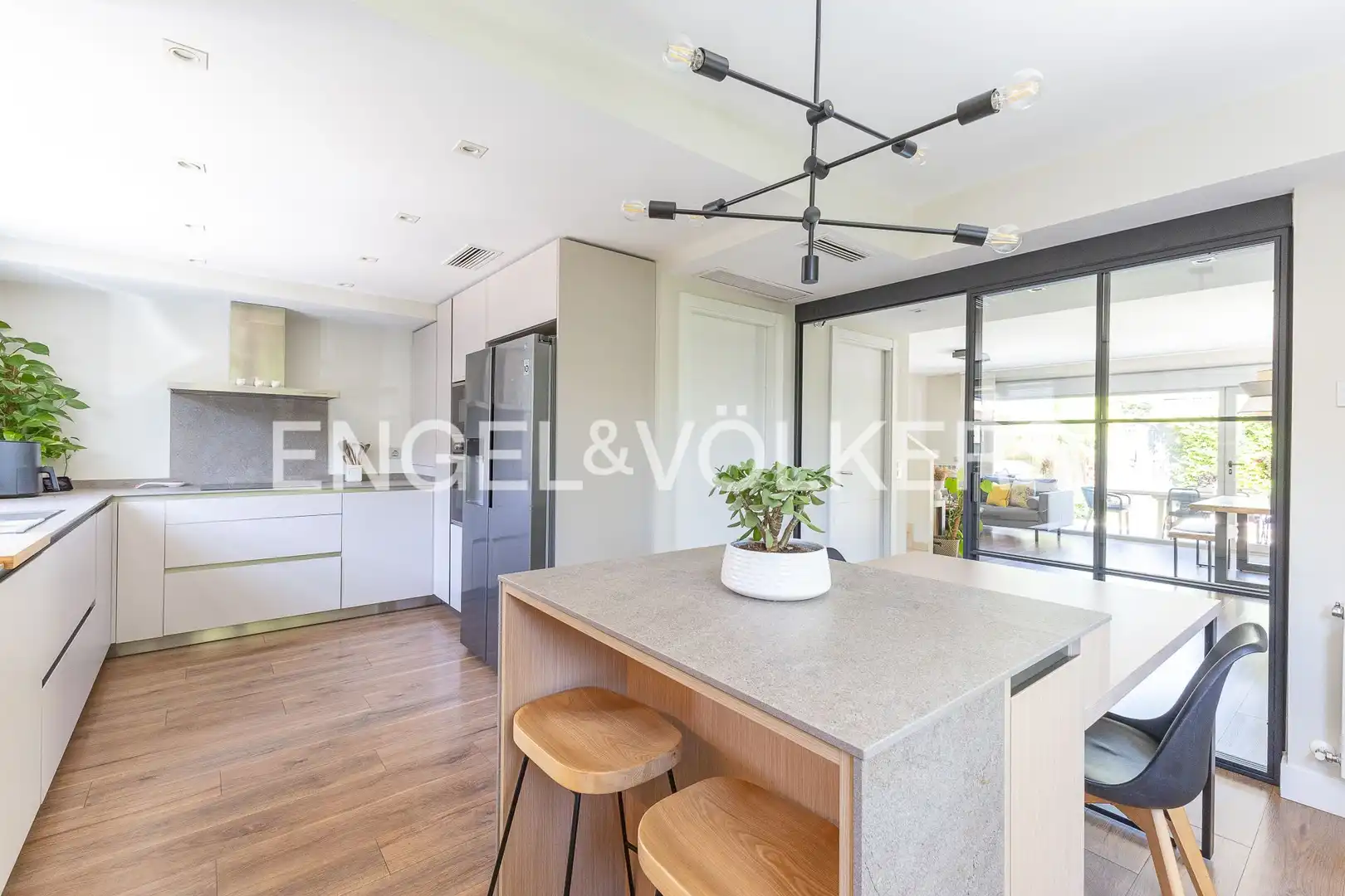 Kitchen of Detached homes for rent in Boadilla del Monte  with Air Conditioner, Heating and Private garden