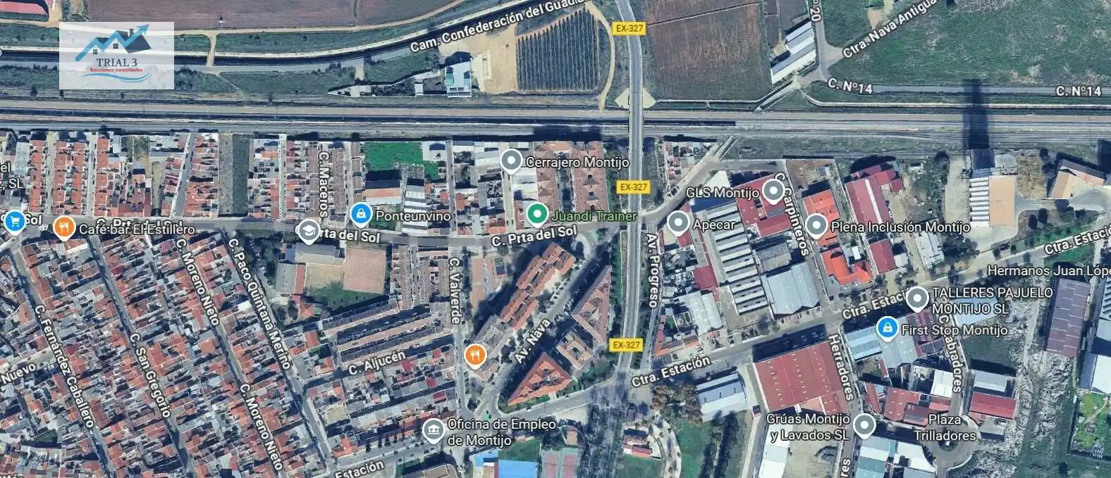 Vista exterior de Piso en venta en Montijo