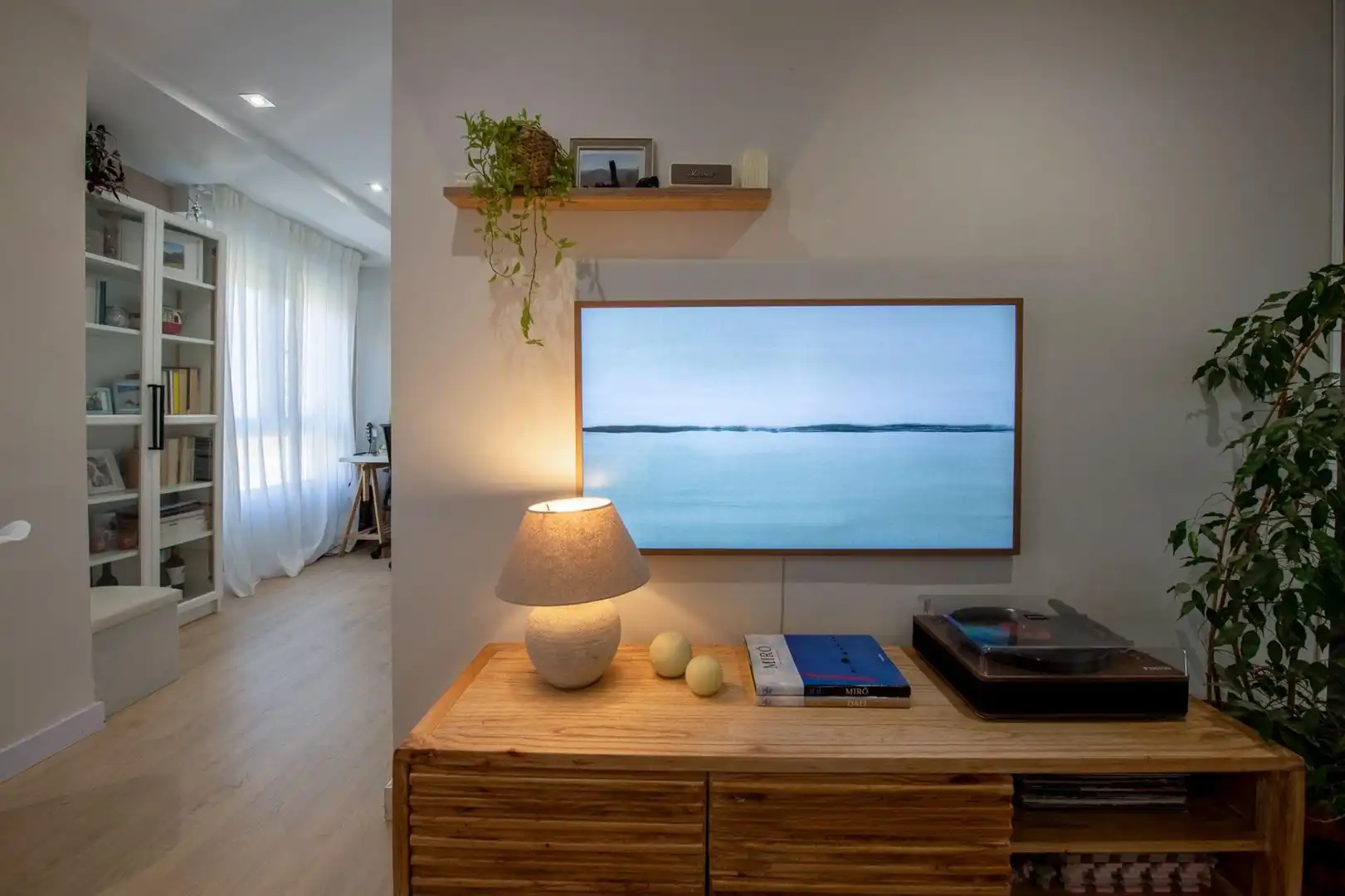 Sala de estar de Piso en venta en Oviedo  con Calefacción y Amueblado