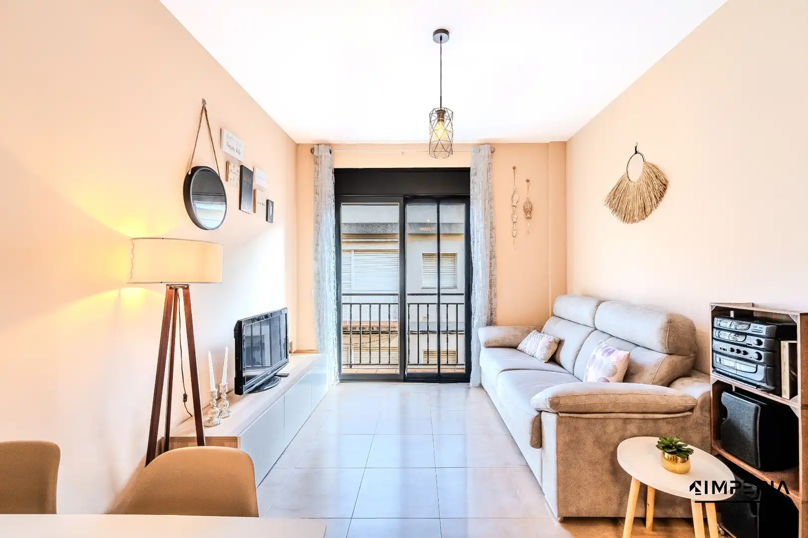 Sala de estar de Apartamento en venta en L'Ampolla con Aire acondicionado, Calefacción y Terraza
