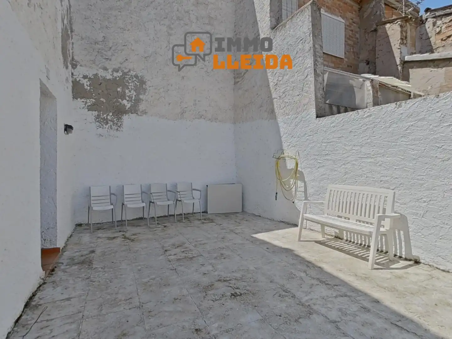 Terrace of Flat for rent in Os de Balaguer  with Heating, Terrace and Storage room