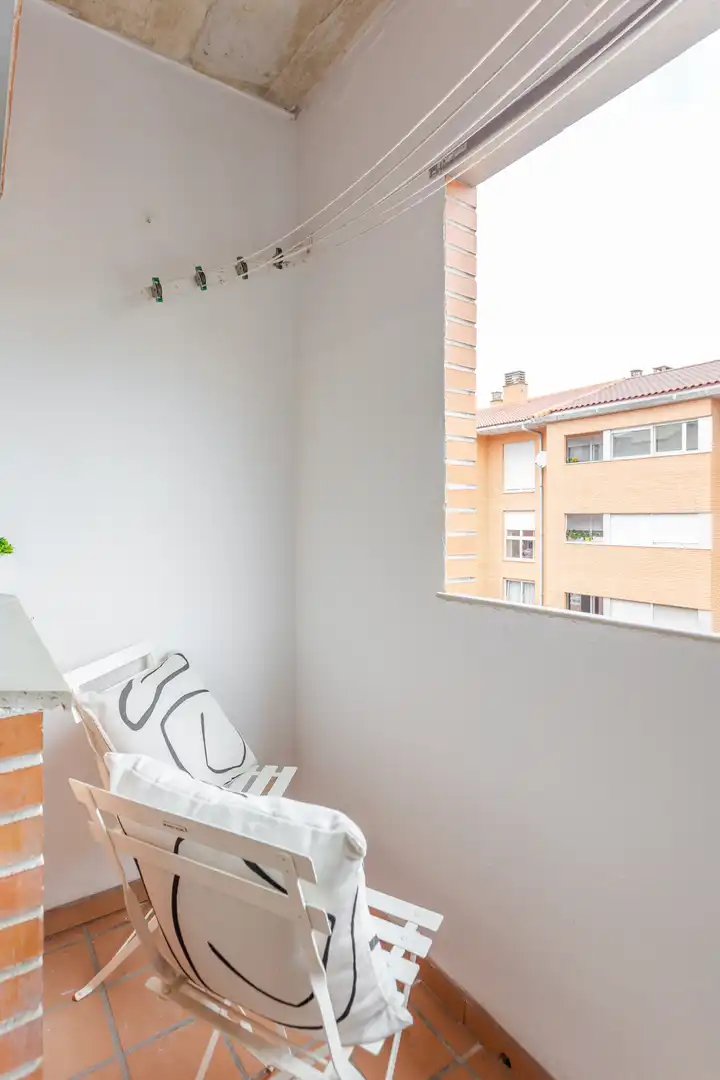 Balcony of Flat for sale in  Pamplona / Iruña  with Heating, Terrace and Storage room