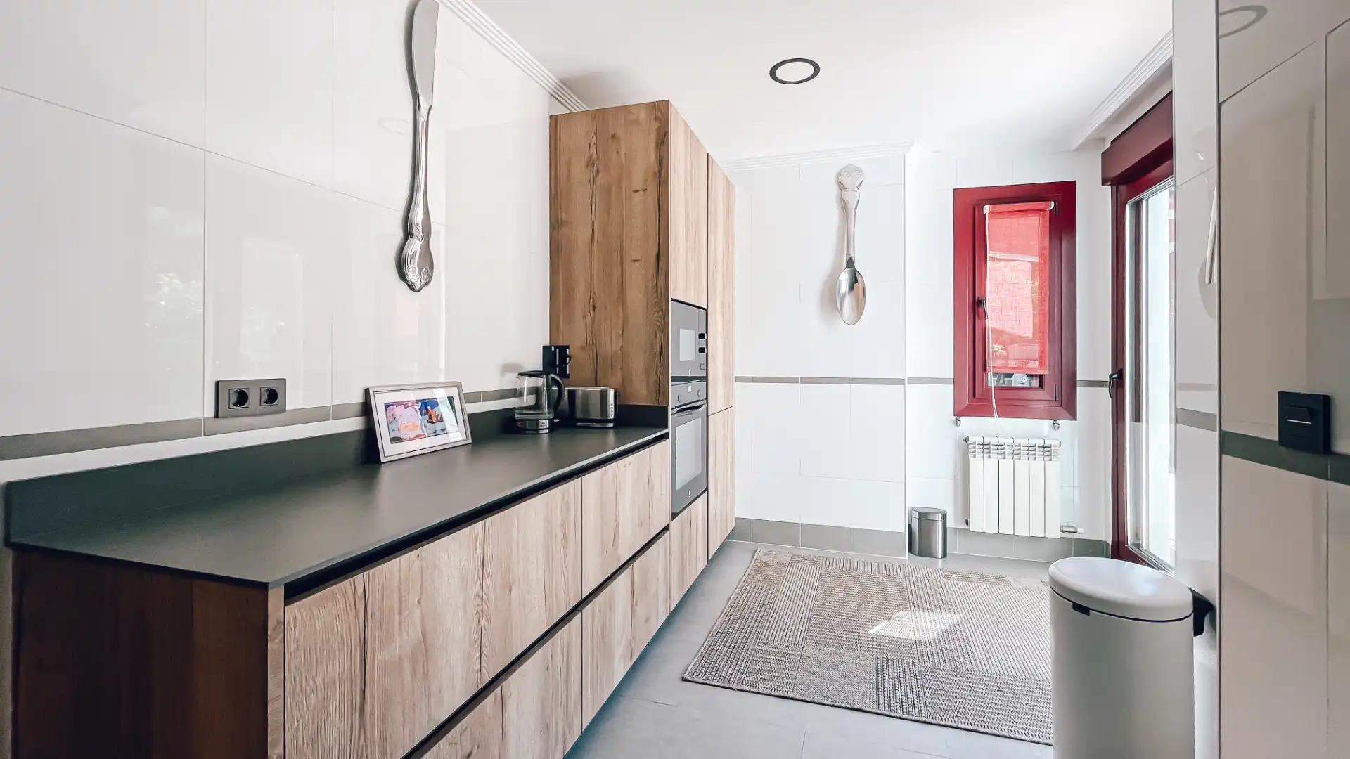 Kitchen of Flat for sale in Casares  with Air Conditioner, Private garden and Terrace