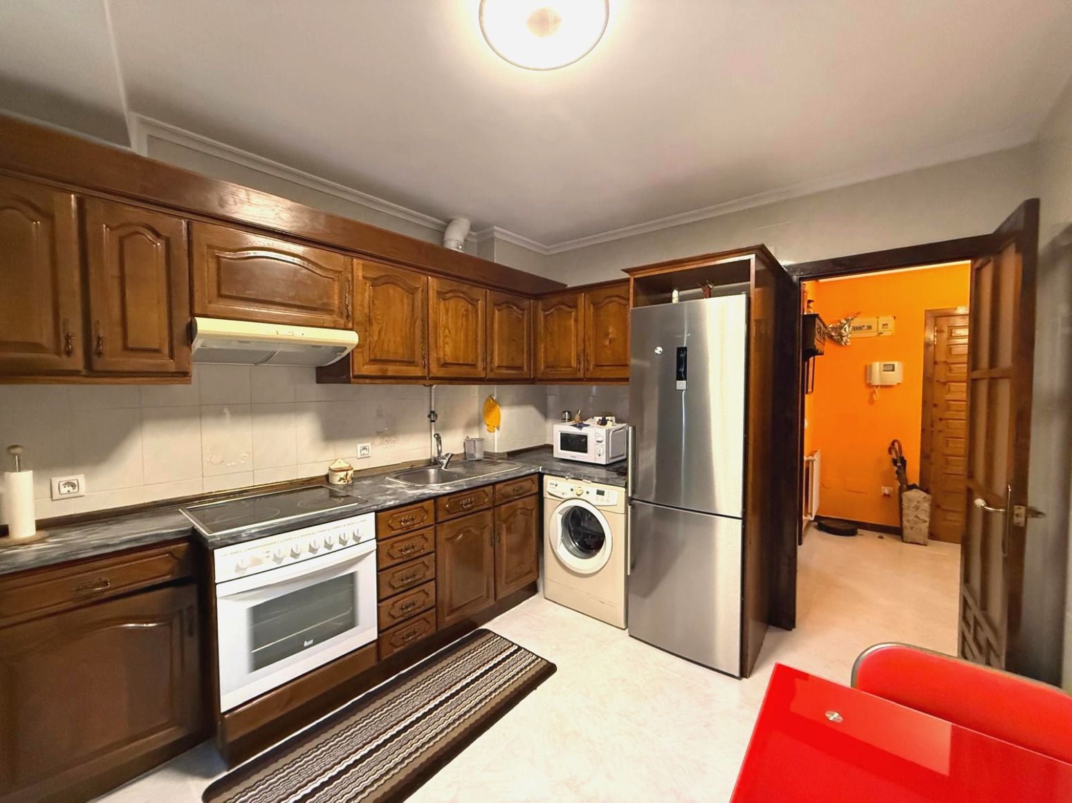 Kitchen of Flat for sale in Avilés  with Heating, Parquet flooring and Storage room