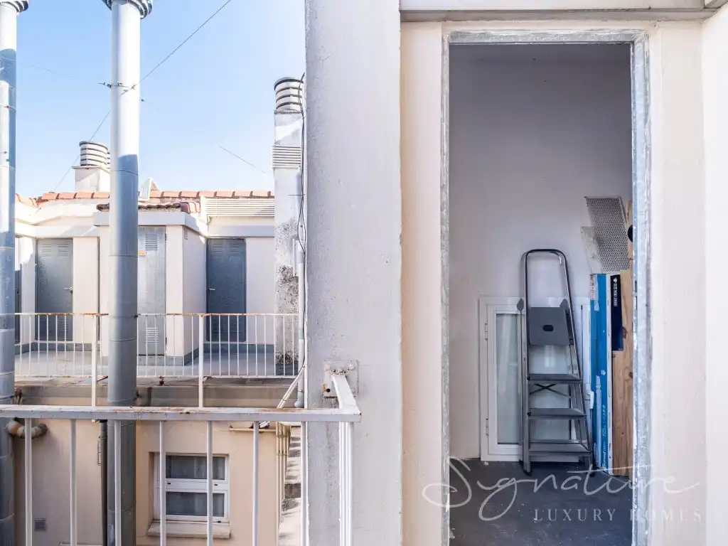 Balcony of Attic for sale in Sant Cugat del Vallès  with Air Conditioner, Terrace and Swimming Pool