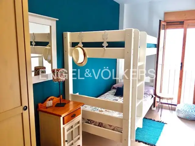 Schlafzimmer von Wohnung zur Miete in Sot de Chera mit Klimaanlage, Heizung und Möbliert