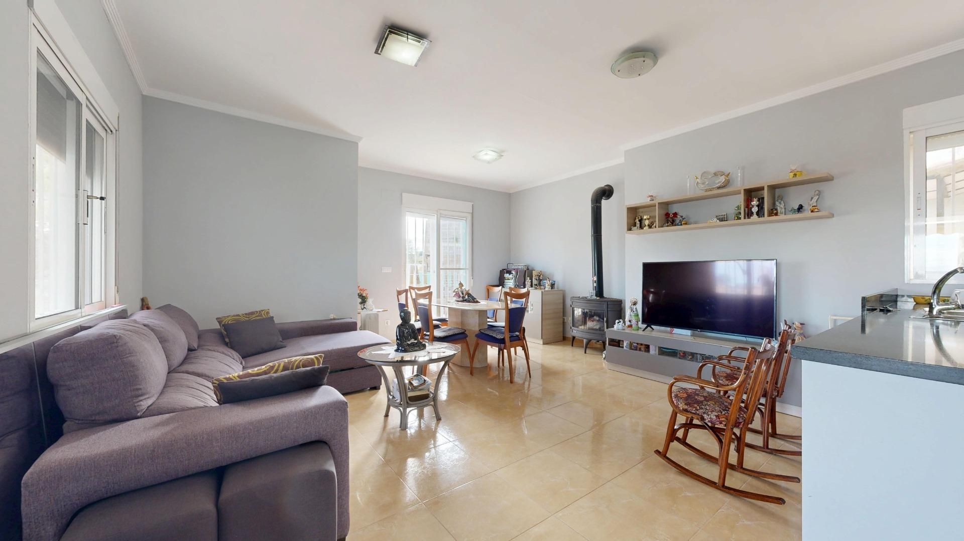 Sala de estar de Casa o chalet en venta en Montserrat con Jardín privado, Terraza y Piscina