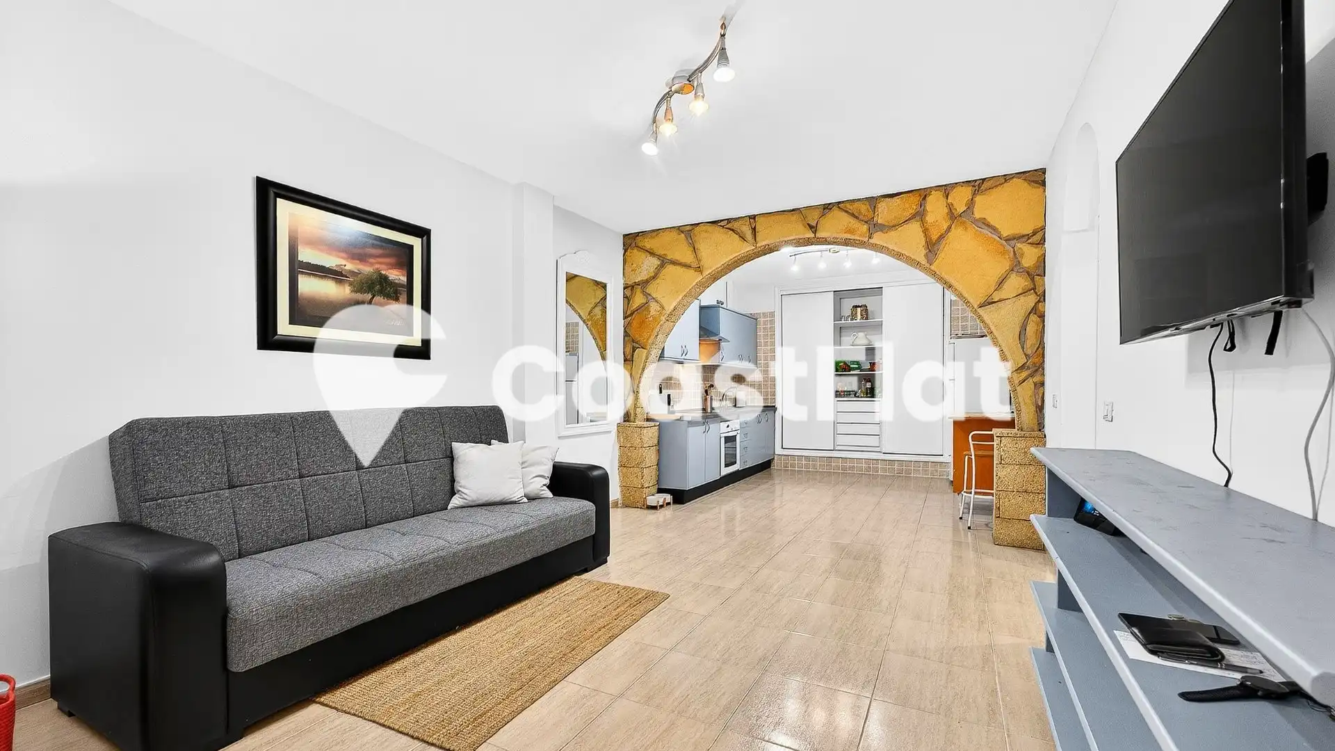 Sala d'estar de Apartament en venda en Arona amb Moblat