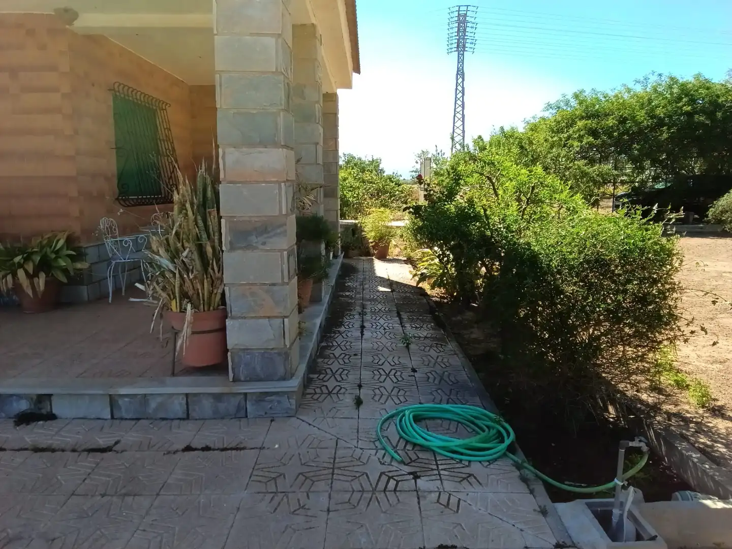 Jardín de Finca rústica en venta en Fuente Álamo de Murcia con Aire acondicionado, Jardín privado y Amueblado