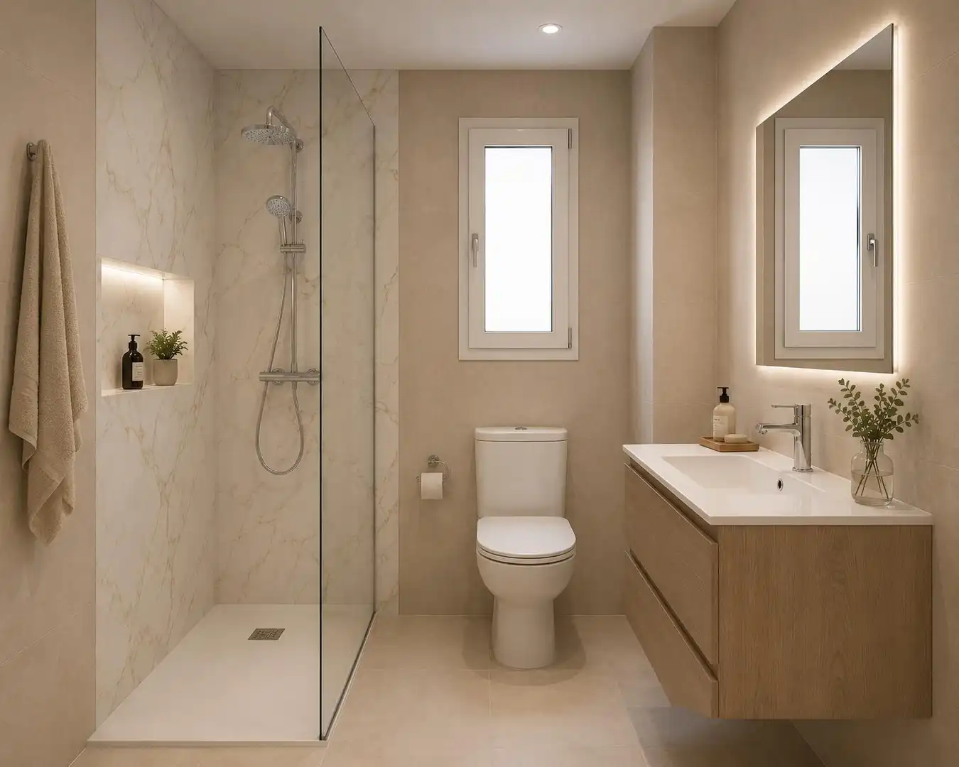 Baño de Dúplex en venta en Cartagena con Calefacción, Terraza y Balcón