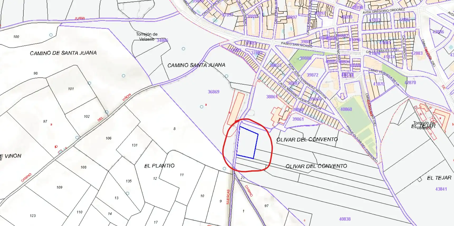 Residential land for sale in Torrejón de Velasco