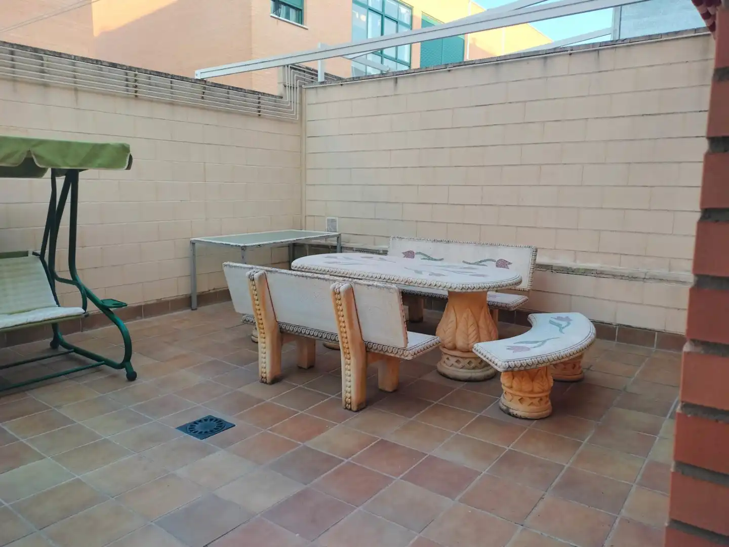 Terrassa de Casa adosada en venda en Argamasilla de Calatrava amb Aire condicionat, Calefacció i Terrassa