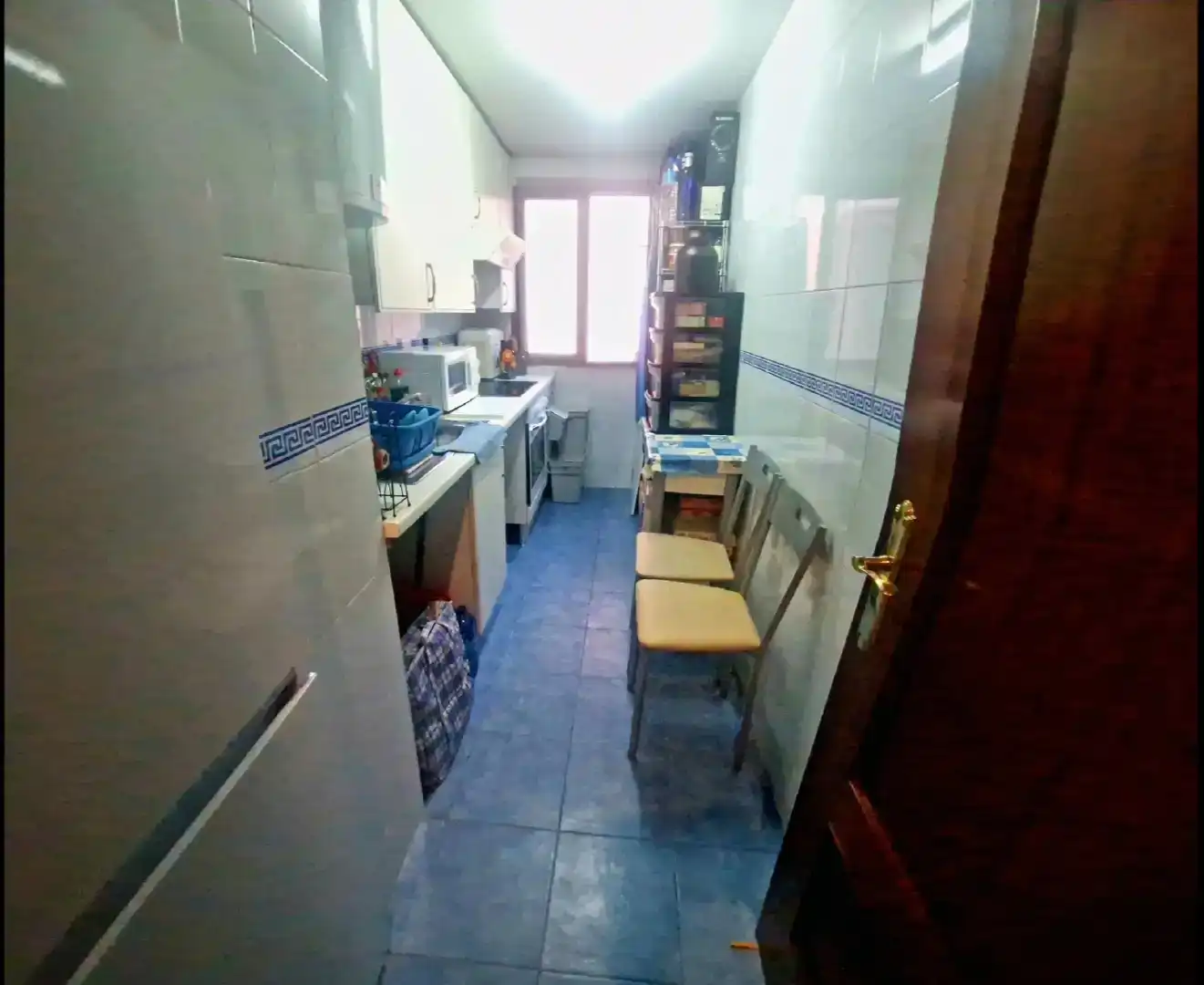 Kitchen of Flat for sale in  Madrid Capital  with Air Conditioner