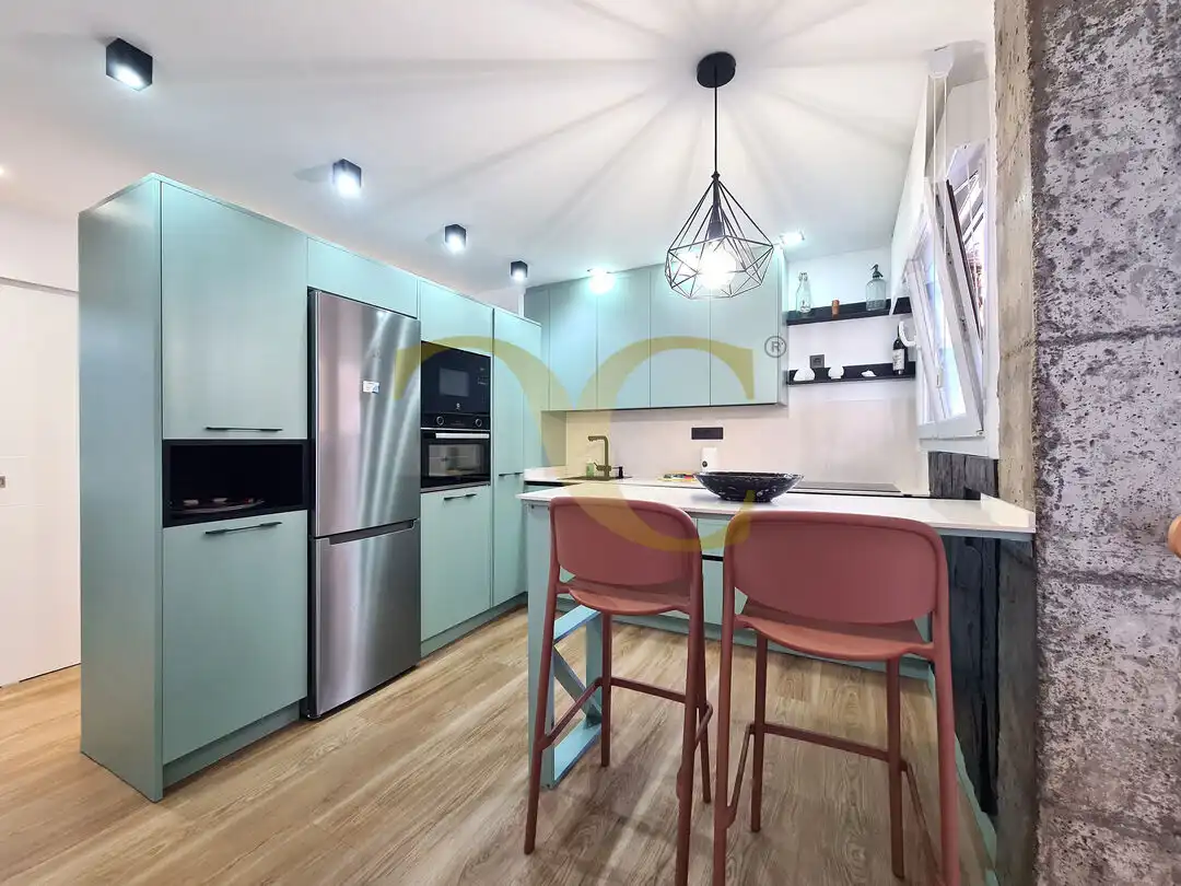 Küche von Wohnung zur Miete in Oviedo  mit Heizung, Terrasse und Möbliert